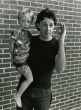 Paul McCartney and son James, Amaganset, NY 1981.jpg